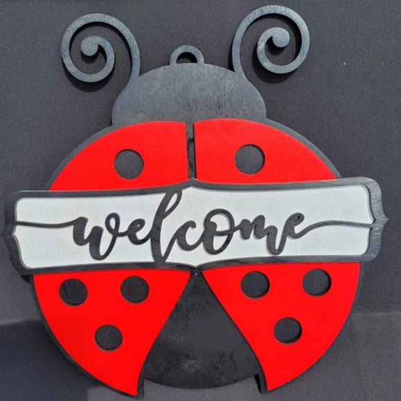 Handmade Welcome sign - Picture 5 of 5